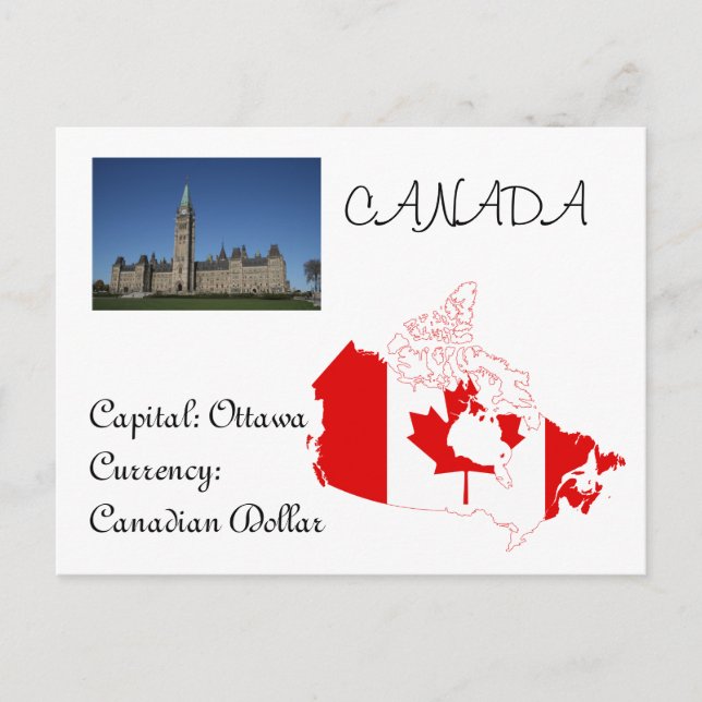 Cartão Postal Canadá (Frente)
