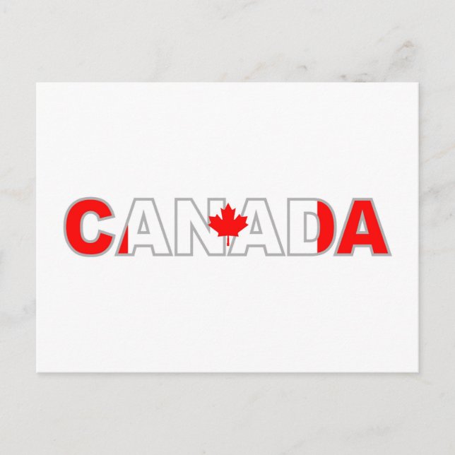 Cartão Postal Canadá (Frente)