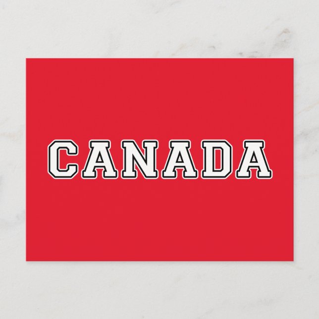 Cartão Postal Canadá (Frente)