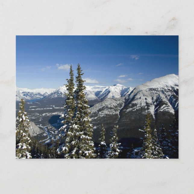 Cartão Postal Canadá, Alberta, Banff. Vistas do Vale Bow (Frente)