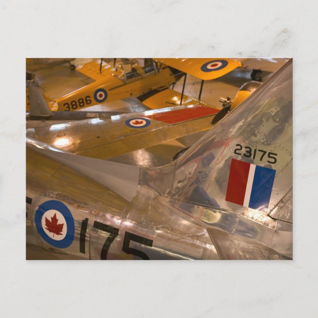 Cartão Postal Canadá, Alberta, Calgary: Museu Aero Espacial de (Frente)