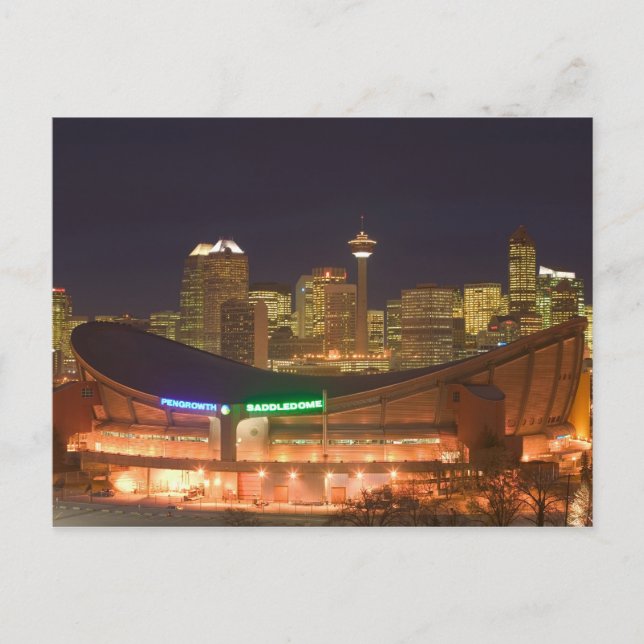 Cartão Postal Canadá, Alberta, Calgary: Paisagem Urbana da (Frente)