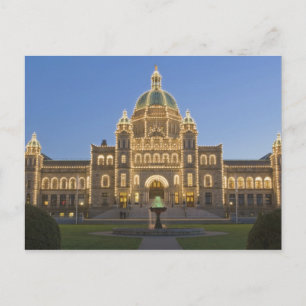 Cartão Postal Canadá, BC, Victoria, BC Legislature Building em