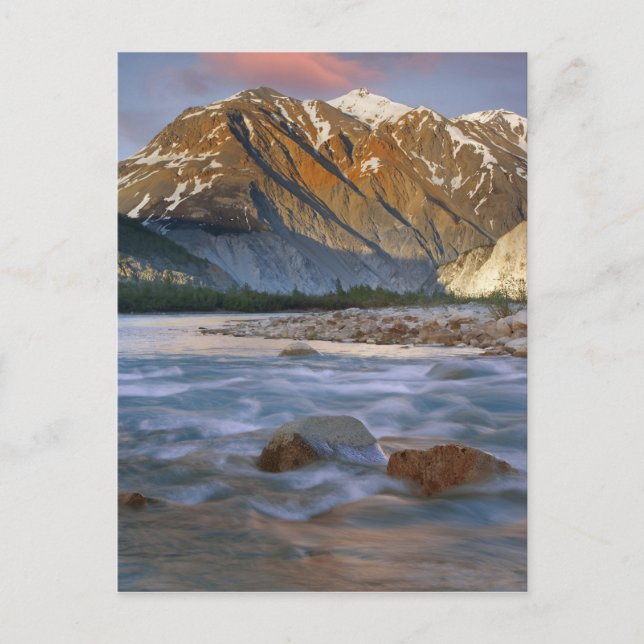 Cartão Postal Canada, British Columbia, Alsek River Valley. (Frente)