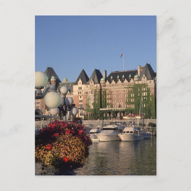 Cartão Postal Canadá, Colúmbia Britânica, Hotel Victoria Empress (Frente)