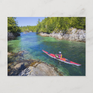 Cartão Postal Canadá, Colúmbia Britânica, Ilha de Vancouver. Mar