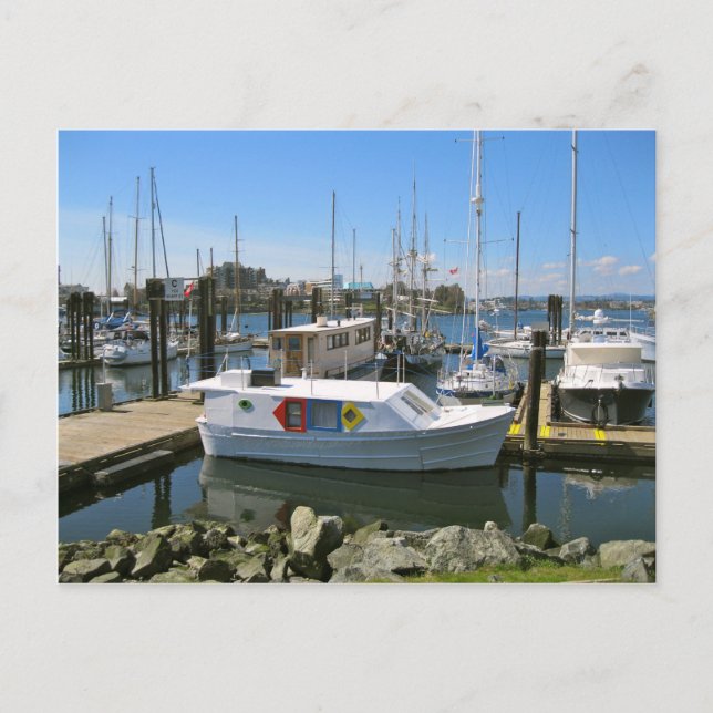 Cartão Postal CANADA, Inner Harbour, Victoria, BC (Frente)