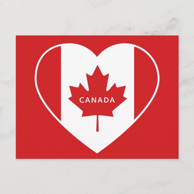 Cartão postal Canada Love (Frente)