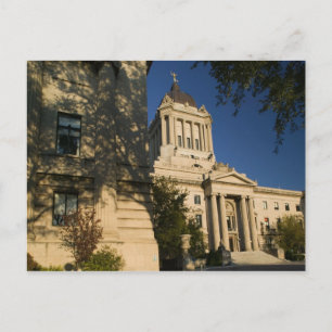 Cartão Postal Canadá, Manitoba, Winnipeg: Legislativo de Manitob