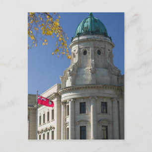 Cartão Postal CANADÁ, Manitoba, Winnipeg: Os Tribunais de Direit