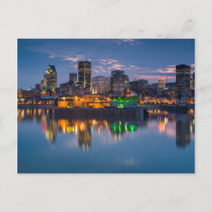 Cartão Postal Canadá, Montreal, panorama e Porto Velho