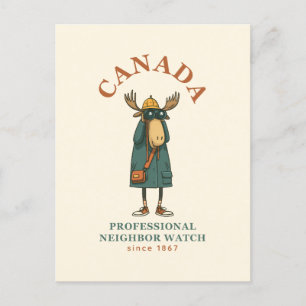 Cartão Postal Canada Moose Vizinho Watch