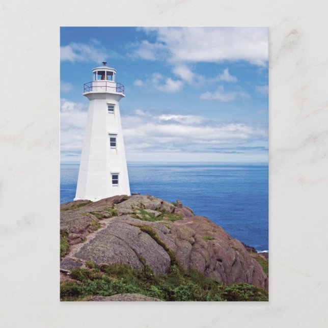 Cartão Postal Canada, Newfoundland, Cape Spear National (Frente)
