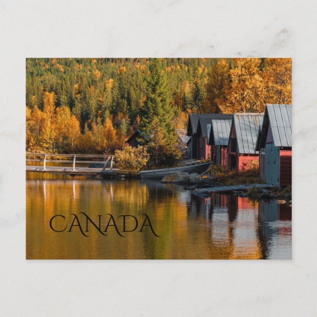 Cartão Postal Canadá. Outono.  (Frente)