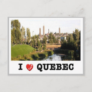Cartão Postal Canadá - Quebec - I Love -