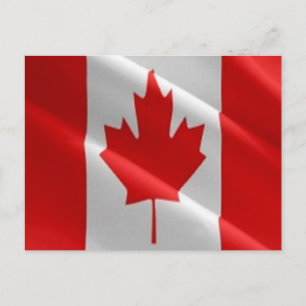 Cartão Postal Canadá - Sinalizador Waving -