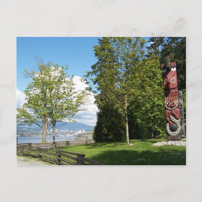 Cartão Postal CANADÁ, Stanley Park, Vancouver, BC (Frente)