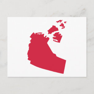 Cartão Postal Canadá - Territórios do Noroeste