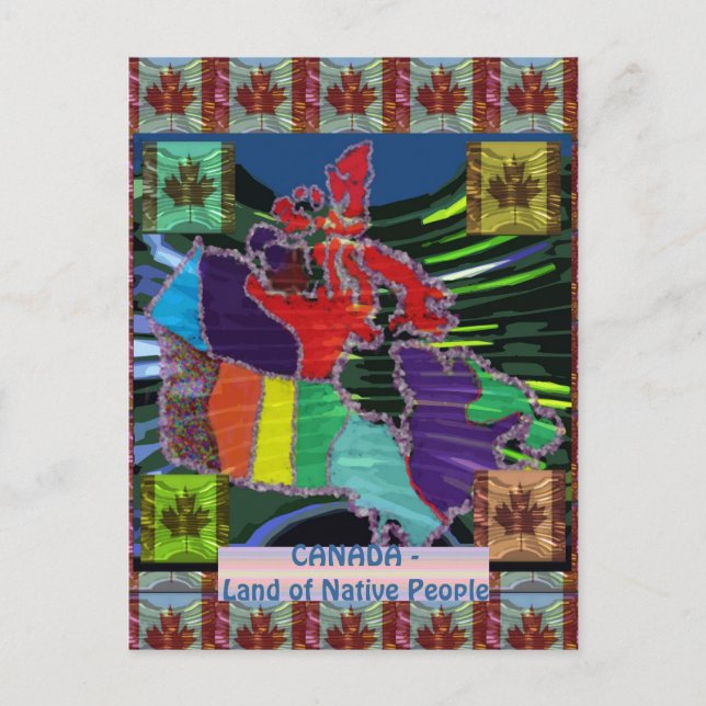 Cartão Postal Canadense orgulhoso (Frente)