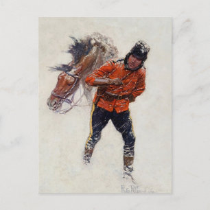 Cartão Postal "Canadian Mountie" por Philip R Goodwin