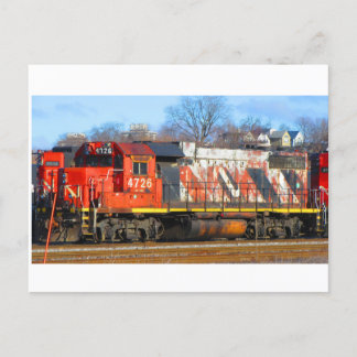 Cartão Postal Canadian National - CN 4726 - Hamilton, Ontário 