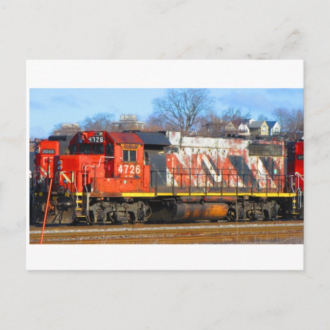 Cartão Postal Canadian National - CN 4726 - Hamilton, Ontário  (Frente)