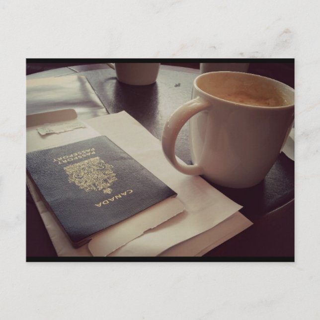 Cartão Postal Canadianos no Exterior (Frente)