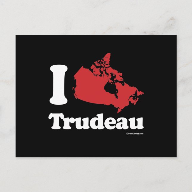 Cartão Postal Canadians Love Trudeau - branco -.png (Frente)