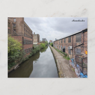 Cartão Postal Canais de Manchester