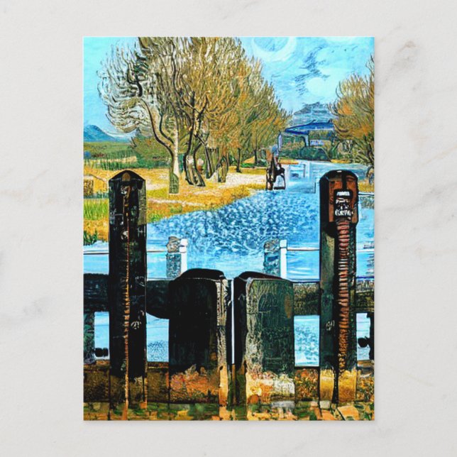 CARTÃO POSTAL CANAIS E NAVIOS (Frente)