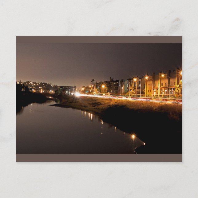 Cartão Postal canais marina del rey (Frente)