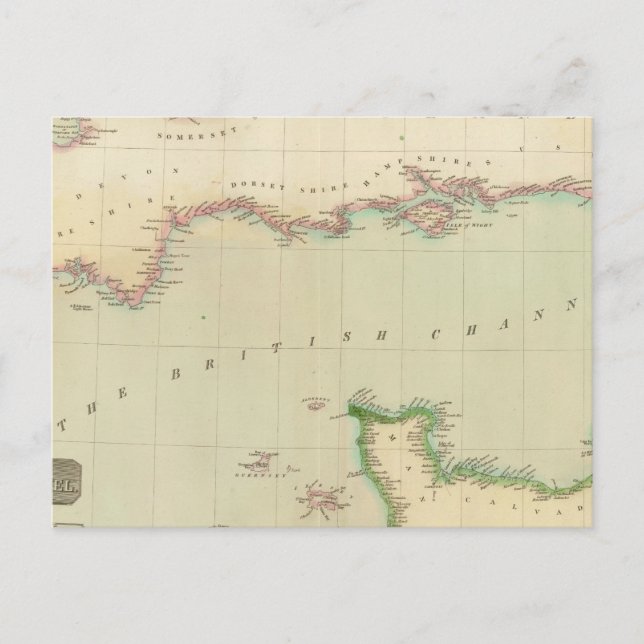 Cartão Postal Canal Britânico (Frente)