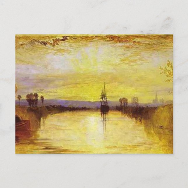 Cartão Postal Canal Chichester (Frente)