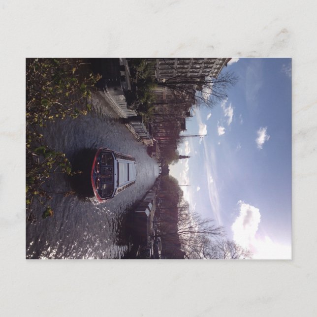 Cartão postal Canal de Amsterdã (Frente)