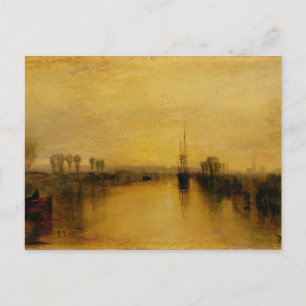 Cartão Postal Canal de Joseph Mallord William Turner  