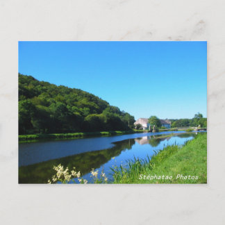 Cartão Postal Canal de Nantes à Brest BRETANHA FRANÇA