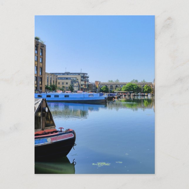 Cartão Postal Canal de Regent, Cartão-postal de Londres (Frente)