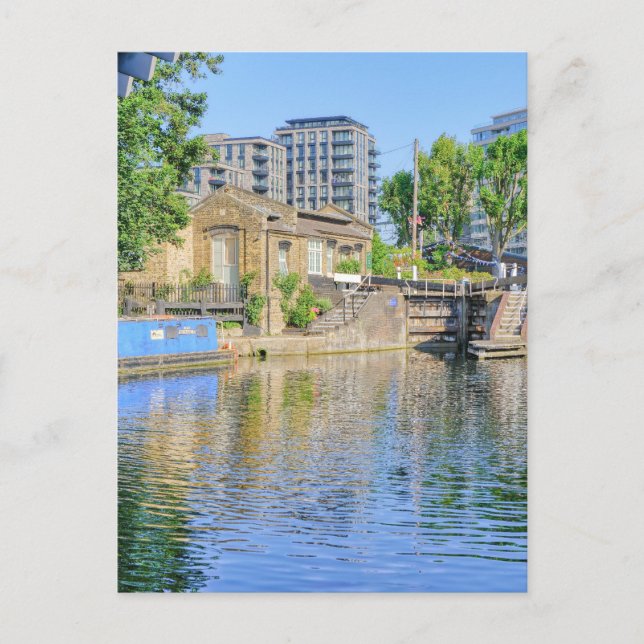 Cartão Postal Canal de Regent, Cartão-postal de Londres (Frente)