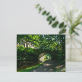 Cartão Postal Canal de Rochdale, Sowerby Bridge