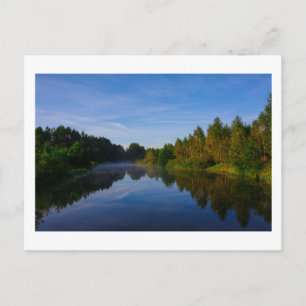 Cartão Postal Canal do céu céu do lago de paisagem natural