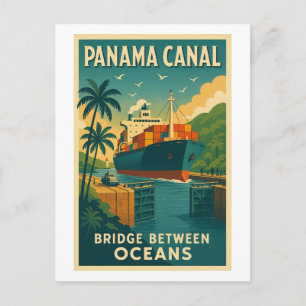 Cartão Postal Canal do Panamá – Ponte Entre Oceanos