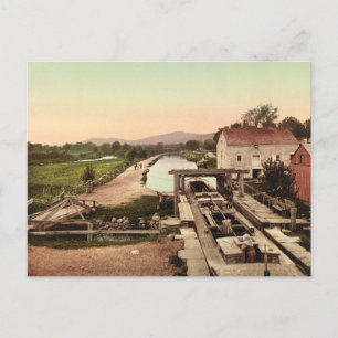 Cartão Postal Canal Morris e Essex em Waterloo, Nova Jersey