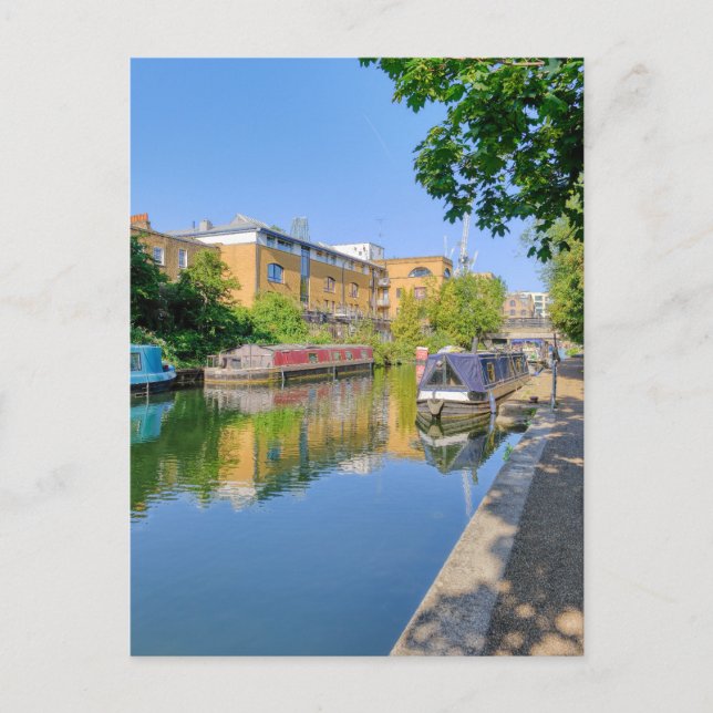 Cartão Postal Canal Regente, Kings Cross, Cartão-postal Londres (Frente)