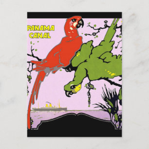 Cartão Postal Canal Vintage Panamá
