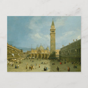 Cartão Postal Canaletto Piazza San Marco