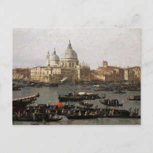 Cartão Postal Canaletto Veneza, Bacia de San Marco