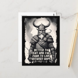 Cartão Postal Canalizar o espírito viking indomável