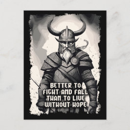 Cartão Postal Canalizar o espírito viking indomável
