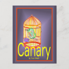 Cartão Postal Canário por Tony O'Neill