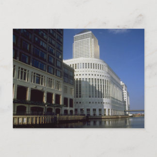 Cartão Postal Canary Wharf Building, London, England, Reino Unid